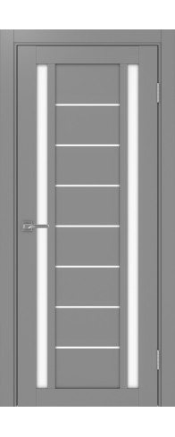 Межкомнатная дверь - Турин_558.212 ЭКО-шпон Серый. Размер: 70*200