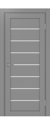Межкомнатная дверь - Турин_508.12 ЭКО-шпон Серый. Размер: 30*200