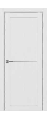 Межкомнатная дверь - Турин_502АПП молдинг SC.11 ЭКО-шпон Белый лёд. Размер: 45*200