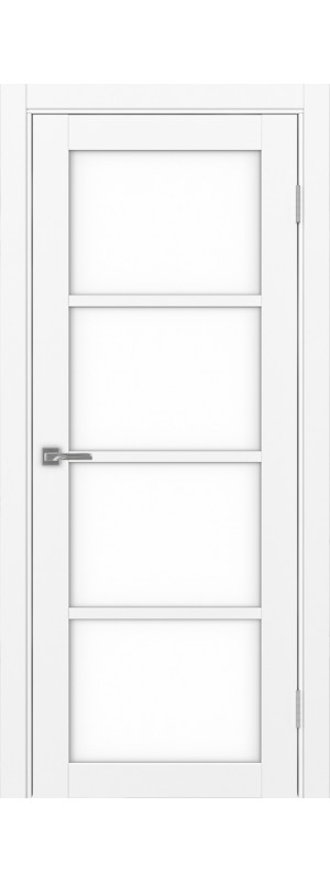 Межкомнатная дверь - Турин_540.2222 ЭКО-шпон Белый снежный. Размер: 40*200