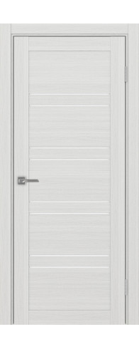 Межкомнатная дверь - Турин_560.12 ЭКО-шпон Ясень серебристый. Размер: 30*200