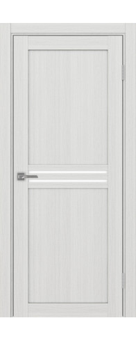 Межкомнатная дверь - Турин_552.12 ЭКО-шпон Ясень серебристый. Размер: 45*200