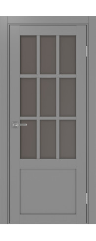 Межкомнатная дверь - Турин_542ПФ.2221 ЭКО-шпон Серый. Размер: 60*200