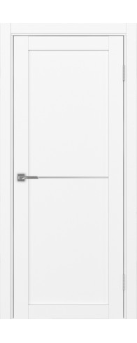 Межкомнатная дверь - Турин_502АПП молдинг SC.11 ЭКО-шпон Белый снежный. Размер: 35*200