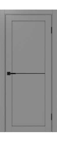 Межкомнатная дверь - Турин_502АПП молдинг SB.11 ЭКО-шпон Серый. Размер: 45*200