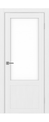 Межкомнатная дверь - Турин_540ПФ.21 ЭКО-шпон Белый лёд. Размер: 40*200