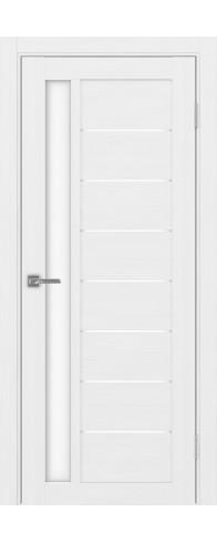 Межкомнатная дверь - Турин_554.21 ЭКО-шпон Белый лёд. Размер: 70*200