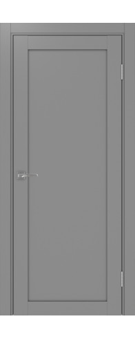 Межкомнатная дверь - Турин_501.1 ЭКО-шпон Серый. Размер: 40*200