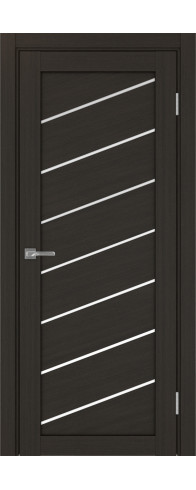Межкомнатная дверь - Турин_508У.112 ЭКО-шпон Венге FL. Размер: 40*200