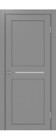 Межкомнатная дверь - Турин_520.121 ЭКО-шпон Серый. Размер: 30*200