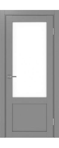 Межкомнатная дверь - Турин_540ПФ.21 ЭКО-шпон Серый. Размер: 35*200