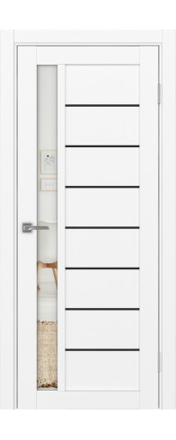 Межкомнатная дверь - Турин_554АППSB.21 ЭКО-шпон Белый снежный. Размер: 70*200