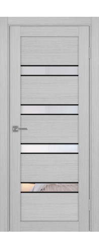 Межкомнатная дверь - Турин_505AПCSB.12 ЭКО-шпон Дуб серый FL. Размер: 35*200