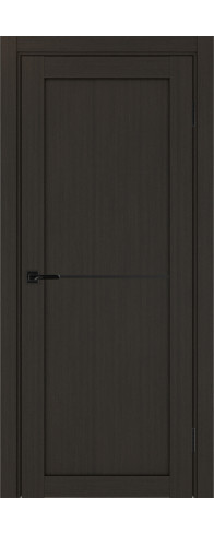 Межкомнатная дверь - Турин_502АПП молдинг SB.11 ЭКО-шпон Венге FL. Размер: 35*200