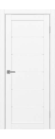 Межкомнатная дверь - Турин_506.12 ЭКО-шпон Белый снежный. Размер: 35*200