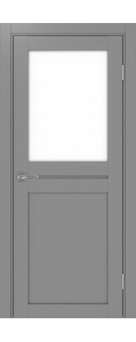 Межкомнатная дверь - Турин_520.211 ЭКО-шпон Серый. Размер: 30*200