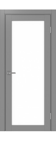 Межкомнатная дверь - Турин_501.2 ЭКО-шпон Серый. Размер: 30*200