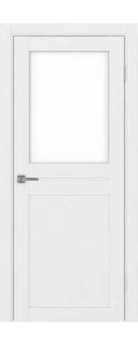 Межкомнатная дверь - Турин_520.211 ЭКО-шпон Белый лёд. Размер: 30*200