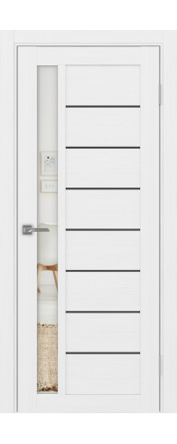 Межкомнатная дверь - Турин_554АППSB.21 ЭКО-шпон Белый лёд. Размер: 70*200
