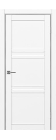 Межкомнатная дверь - Турин_553.12 ЭКО-шпон Белый снежный. Размер: 40*200
