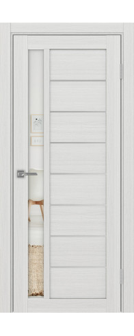 Межкомнатная дверь - Турин_554АППSC.21 ЭКО-шпон Ясень серебристый. Размер: 60*200