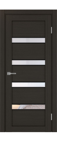 Межкомнатная дверь - Турин_505AПCSB.12 ЭКО-шпон Венге FL. Размер: 35*200