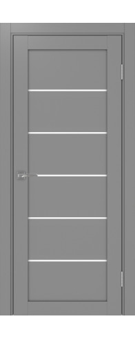 Межкомнатная дверь - Турин_506.12 ЭКО-шпон Серый. Размер: 35*200