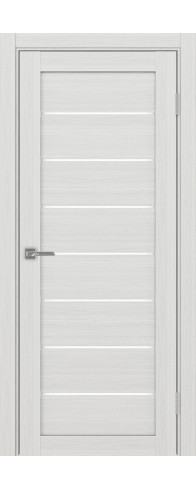 Межкомнатная дверь - Турин_508.12 ЭКО-шпон Ясень серебристый. Размер: 30*200