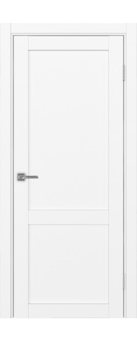 Межкомнатная дверь - Турин_502.11 ЭКО-шпон Белый снежный. Размер: 40*200
