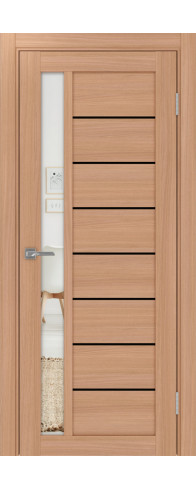 Межкомнатная дверь - Турин_554АППSB.21 ЭКО-шпон Ясень тёмный. Размер: 70*200