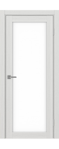 Межкомнатная дверь - Турин_501.2 ЭКО-шпон Ясень серебристый. Размер: 30*200