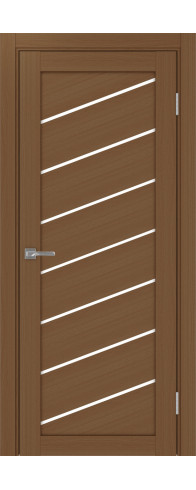 Межкомнатная дверь - Турин_508У.112 ЭКО-шпон Орех NL. Размер: 40*200