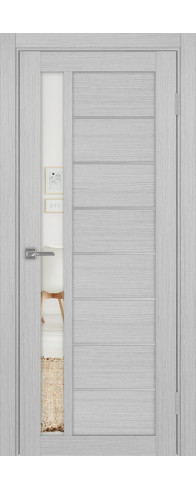 Межкомнатная дверь - Турин_554АППSC.21 ЭКО-шпон Дуб серый FL. Размер: 60*200