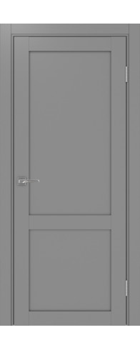 Межкомнатная дверь - Турин_502.11 ЭКО-шпон Серый. Размер: 35*200