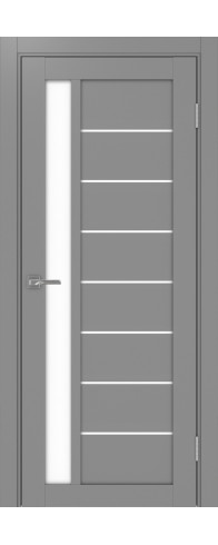 Межкомнатная дверь - Турин_554.21 ЭКО-шпон Серый. Размер: 80*200