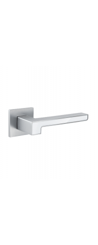 Ручка дверная Code Deco на квадратном основании H-30120-A-CRS/W сатинированный хром сатинированный хром Ручка дверная Code Deco на квадратном основании H-30120-A-CRS/W сатинированный хром сатинированный хром