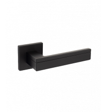 Ручка дверная Code Deco на квадратном основании H-30153-A-BLM черный