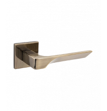 Ручка дверная Code Deco на квадратном основании H-30122-A-AB бронза