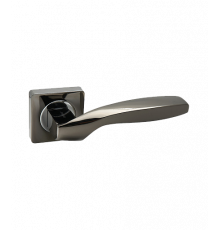 Ручка дверная TRODOS AL-02-L228 BN/CP Графит/Черный