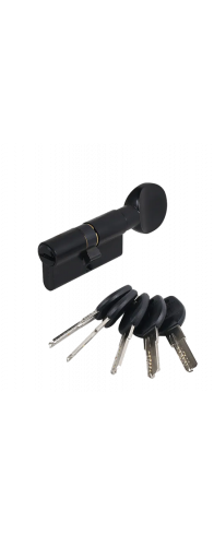 Цилиндр АЛЛЮР ключ-завертка HD FG 60-5K (25*10*25) BLACK черный перф.ключ Черный Цилиндр АЛЛЮР ключ-завертка HD FG 60-5K (25*10*25) BLACK черный перф.ключ Черный