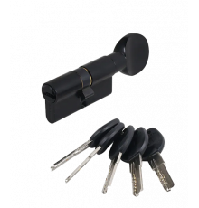 Цилиндр АЛЛЮР ключ-завертка HD FG 60-5K (25*10*25) BLACK черный перф.ключ Черный
