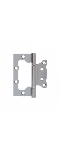 Петля накладная APECS 100*75*2.5 B2 CR Хром/Никель