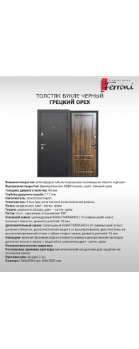 Толстяк Букле Черный Грецкий орех