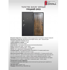 Толстяк Букле Черный Грецкий орех