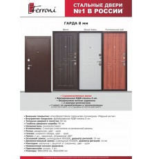 Гарда 8 мм Венге/Белый ясень/Рустикальный дуб