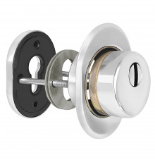 Броненакладка Fuaro (Фуаро) DEF.CRE/OV-set.9726 (DEF 9726) M6x90 врезная с чашкой CP-8 хром