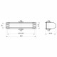 Доводчик Ajax (Аякс) дверной DCTR80-140 (TDR-140) 80-140кг BR коричневый