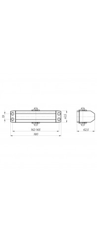Доводчик Ajax (Аякс) дверной DCTR80-140 (TDR-140) 80-140кг AL алюминий Доводчик Ajax (Аякс) дверной DCTR80-140 (TDR-140) 80-140кг AL алюминий