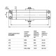 Доводчик Armadillo (Армадилло) дверной морозостойкий LY5000 (LY5) White 120 кг (белый)