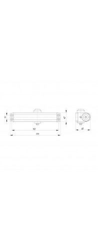 Доводчик Ajax (Аякс) дверной DCTR50-100 (TDR-100) 50-100кг WH белый Доводчик Ajax (Аякс) дверной DCTR50-100 (TDR-100) 50-100кг WH белый